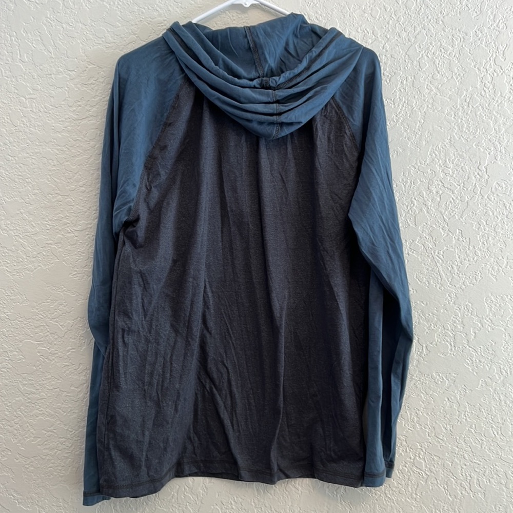 Hurley Men’s long sleeve hooded shirt size L - Picture 2 of 3